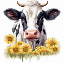 Load image into Gallery viewer, Diamond Painting - Full Round - dairy cow (30*30CM)

