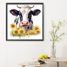 Load image into Gallery viewer, Diamond Painting - Full Round - dairy cow (30*30CM)
