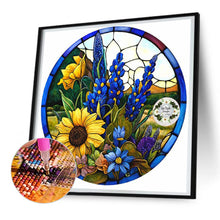 Load image into Gallery viewer, Diamond Painting - Full Round - sunflower lavender (30*30CM)
