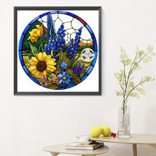 Load image into Gallery viewer, Diamond Painting - Full Round - sunflower lavender (30*30CM)
