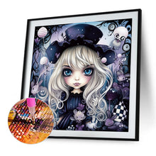 Load image into Gallery viewer, Diamond Painting - Full Square - Halloween little witch (40*40CM)
