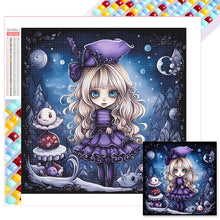 Load image into Gallery viewer, Diamond Painting - Full Square - Halloween little witch (40*40CM)
