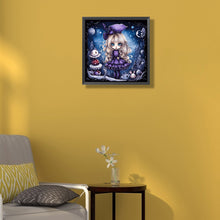 Load image into Gallery viewer, Diamond Painting - Full Square - Halloween little witch (40*40CM)

