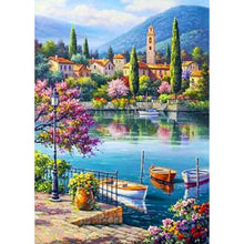 Load image into Gallery viewer, Diamond Painting - Full Square - lakeside scenery (30*40CM)
