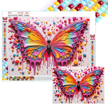 Load image into Gallery viewer, Diamond Painting - Full Square - Colorful butterflies (40*30CM)
