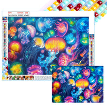 Load image into Gallery viewer, Diamond Painting - Full Square - Colorful jellyfish (40*30CM)
