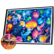Load image into Gallery viewer, Diamond Painting - Full Square - Colorful jellyfish (40*30CM)
