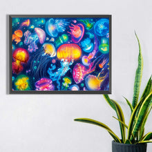 Load image into Gallery viewer, Diamond Painting - Full Square - Colorful jellyfish (40*30CM)
