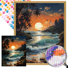 Load image into Gallery viewer, AB Diamond Painting - Full Round - sea view (40*50CM)
