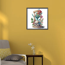 Load image into Gallery viewer, Diamond Painting - Partial Special Shaped - skull hourglass (30*30CM)
