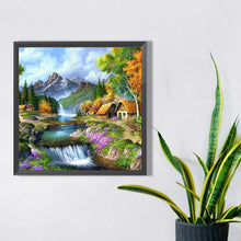 Load image into Gallery viewer, AB Diamond Painting - Full Round - garden house (40*40CM)
