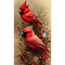Load image into Gallery viewer, AB Diamond Painting - Full Round - cardinal (40*70CM)
