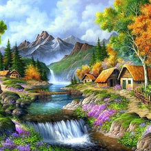 Load image into Gallery viewer, AB Diamond Painting - Full Square - garden house (40*40CM)
