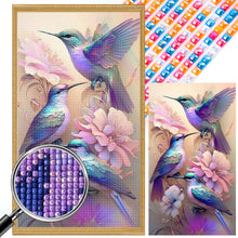 Load image into Gallery viewer, AB Diamond Painting - Full Square - garden hummingbird (40*70CM)
