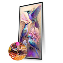 Load image into Gallery viewer, AB Diamond Painting - Full Square - garden hummingbird (40*70CM)
