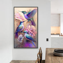 Load image into Gallery viewer, AB Diamond Painting - Full Square - garden hummingbird (40*70CM)
