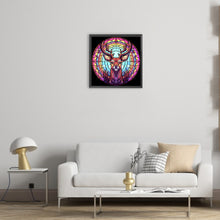 Load image into Gallery viewer, Diamond Painting - Full Round - stained glass deer (30*30CM)
