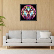 Load image into Gallery viewer, Diamond Painting - Full Round - stained glass deer (30*30CM)
