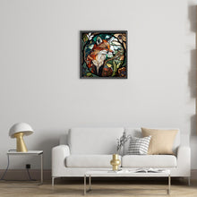 Load image into Gallery viewer, Diamond Painting - Full Round - stained glass fox (30*30CM)
