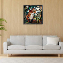 Load image into Gallery viewer, Diamond Painting - Full Round - stained glass fox (30*30CM)
