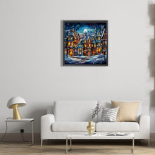Load image into Gallery viewer, Diamond Painting - Full Round - Christmas street glass painting (30*30CM)
