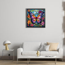 Load image into Gallery viewer, Diamond Painting - Full Round - Garden Butterfly Glass Painting (30*30CM)
