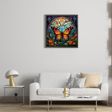 Load image into Gallery viewer, Diamond Painting - Full Round - Garden Butterfly Glass Painting (30*30CM)
