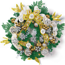 Load image into Gallery viewer, Diamond Painting - Partial Special Shaped - Christmas wreath (30*30CM)
