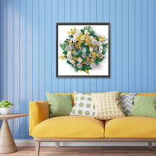 Load image into Gallery viewer, Diamond Painting - Partial Special Shaped - Christmas wreath (30*30CM)
