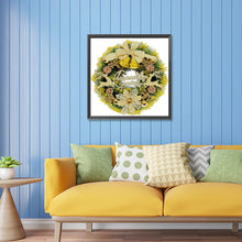 Load image into Gallery viewer, Diamond Painting - Partial Special Shaped - Christmas wreath (30*30CM)
