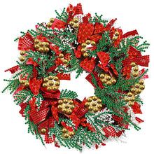 Load image into Gallery viewer, Diamond Painting - Partial Special Shaped - Christmas wreath (30*30CM)
