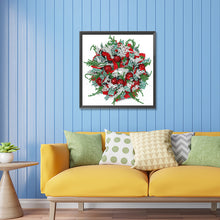 Load image into Gallery viewer, Diamond Painting - Partial Special Shaped - Christmas wreath (30*30CM)
