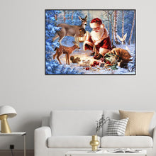 Load image into Gallery viewer, Diamond Painting - Full Round - snow santa claus (70*50CM)
