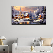 Load image into Gallery viewer, Diamond Painting - Full Round - snow village (75*40CM)
