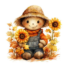 Load image into Gallery viewer, Diamond Painting - Full Round - Thanksgiving Autumn Scarecrow (30*30CM)
