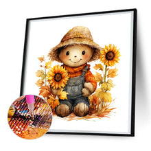 Load image into Gallery viewer, Diamond Painting - Full Round - Thanksgiving Autumn Scarecrow (30*30CM)
