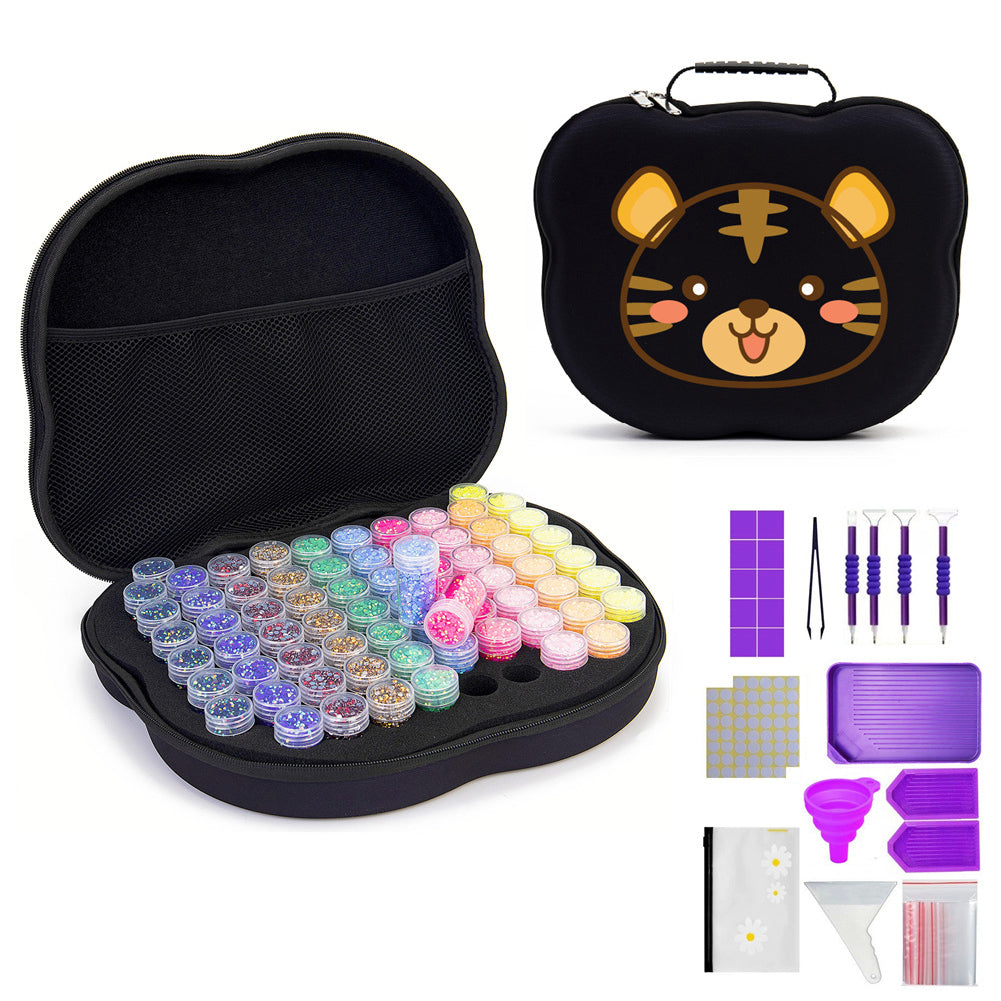 70 Slots Diamond Painting Storage Containers 32x26x8cm (with Accessories #1)