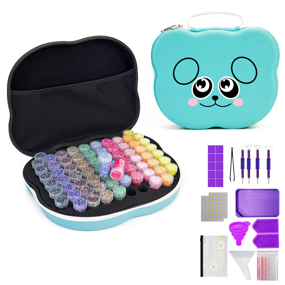 70 Slots Diamond Painting Storage Containers 32x26x8cm (with Accessories #3)