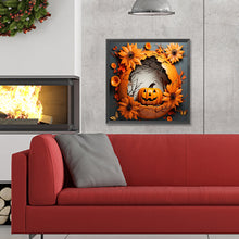 Load image into Gallery viewer, Diamond Painting - Full Round - Halloween scary pumpkin (30*30CM)
