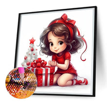 Load image into Gallery viewer, Diamond Painting - Full Round - gift little girl (30*30CM)
