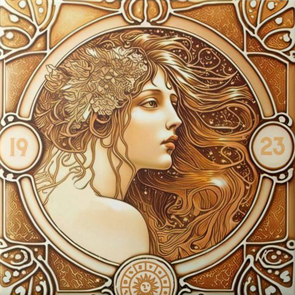 Diamond Painting - Full Round - Classical beauty (30*30CM)