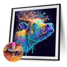 Load image into Gallery viewer, Diamond Painting - Full Square - Colorful animals-cow (30*30CM)
