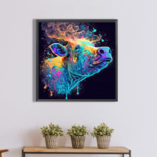 Load image into Gallery viewer, Diamond Painting - Full Square - Colorful animals-cow (30*30CM)
