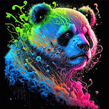 Load image into Gallery viewer, Diamond Painting - Full Square - Colorful animals-panda (30*30CM)
