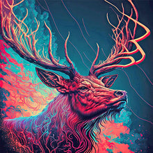Load image into Gallery viewer, Diamond Painting - Full Square - Colorful animals - deer (30*30CM)

