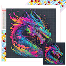 Load image into Gallery viewer, Diamond Painting - Full Square - Colorful animals-dragon (30*30CM)
