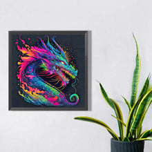Load image into Gallery viewer, Diamond Painting - Full Square - Colorful animals-dragon (30*30CM)
