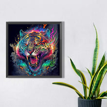 Load image into Gallery viewer, Diamond Painting - Full Square - Colorful animals-tiger (30*30CM)
