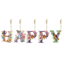 Load image into Gallery viewer, Double Sided Full Drill Keyring for Beginners Birthday Crafting Home Party Decor
