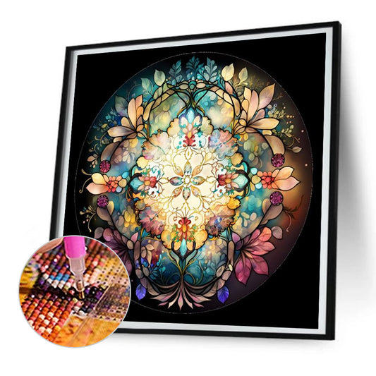 Diamond Painting - Full Round - Glass kaleidoscope (30*30CM)